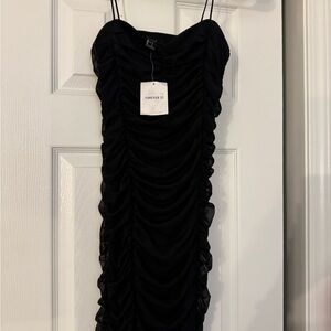 Forever 21 Elegant Black Mini Dress
